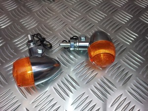 Alloy & Amber Indicator's from Triumph Custom Parts